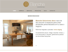 Tablet Screenshot of blanchedeco.com